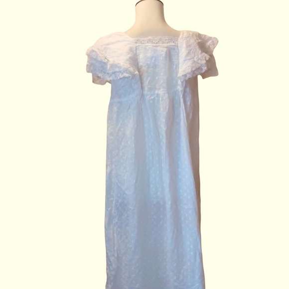 Free people vintage style nightgown ruffle lace white size S - Picture 4 of 6